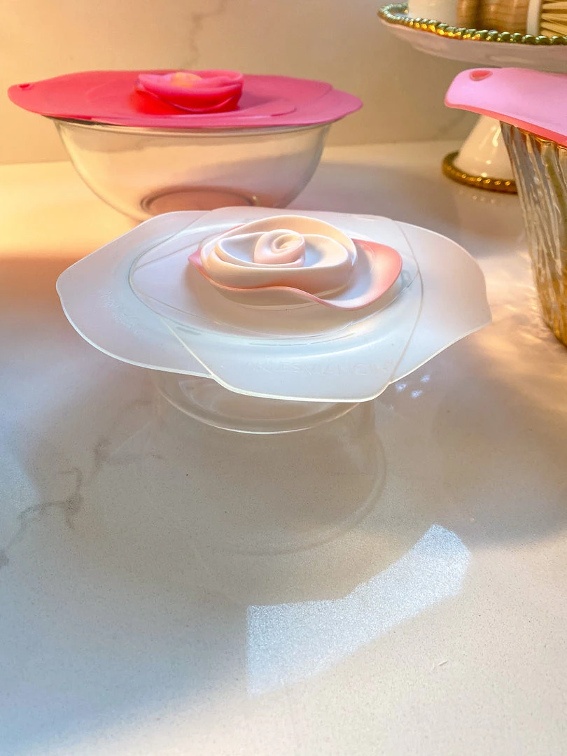Inspire Me! Home Decor Silicone Rose Pot Lids (4 Sizes)