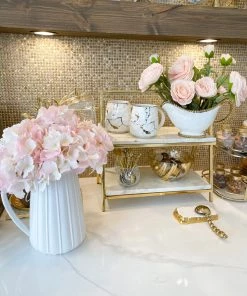 Inspire Me! Home Decor Floral Stems Real-Touch Hydrangea Stem (4 Colors)