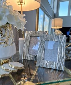 Inspire Me! Home Decor Silver Textured Picture Frame (2 Sizes)