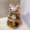 Inspire Me! Home Decor 3-Tiered Resin Cake Stand