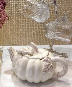 Inspire Me! Home Decor Dolomite Pumpkin Collection ( 3 Sizes And Shapes Available ) KITCHEN