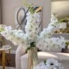 Inspire Me! Home Decor 37.5" White Delphinium Stem