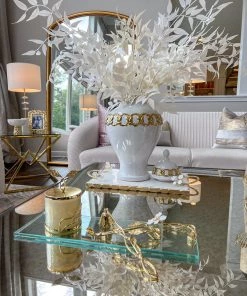 Inspire Me! Home Decor Gold Leaf Candle Bundle