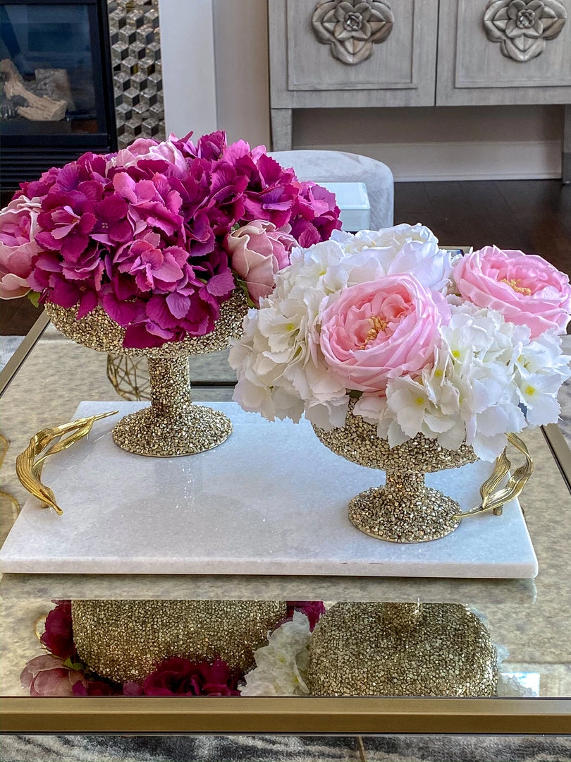 Inspire Me! Home Decor Small Jeweled Decorative Glass Bowl