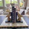 Inspire Me! Home Decor Gold Bird Resin Bookends