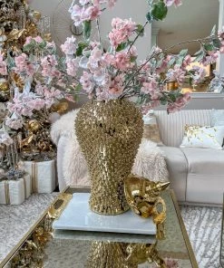 Inspire Me! Home Decor Gold Studded Ginger Jar (3 Sizes)