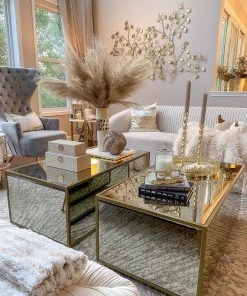 Inspire Me! Home Decor Light Feathered Pampa Grass Stem (4 Colors) Floral Stems