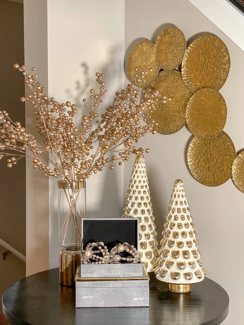 Inspire Me! Home Decor Faux Leather Box Set With Gold Edge Detail (Set Of 2)