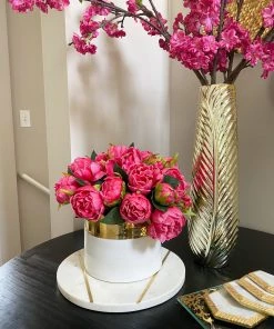 Inspire Me! Home Decor Real Touch Peony Bundle (3 Colors)