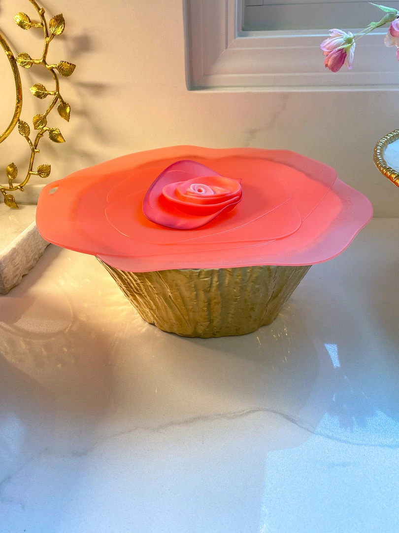 Inspire Me! Home Decor Silicone Rose Pot Lids (4 Sizes)