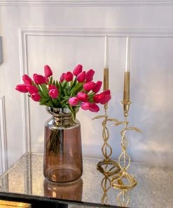 Inspire Me! Home Decor Brown And Gold Vase