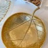 Inspire Me! Home Decor Golden Leaf Bowl