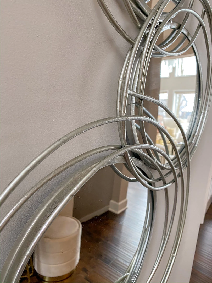 Inspire Me! Home Decor WALL ART & MIRRORS Spiral Circle Wall Mirror (2 Colors)