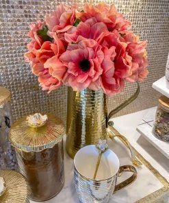 Inspire Me! Home Decor Gold Hammered Texture Pitcher (2 Sizes)