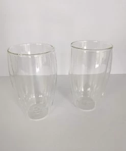 Inspire Me! Home Decor Set Of 2 Double Wall Mugs