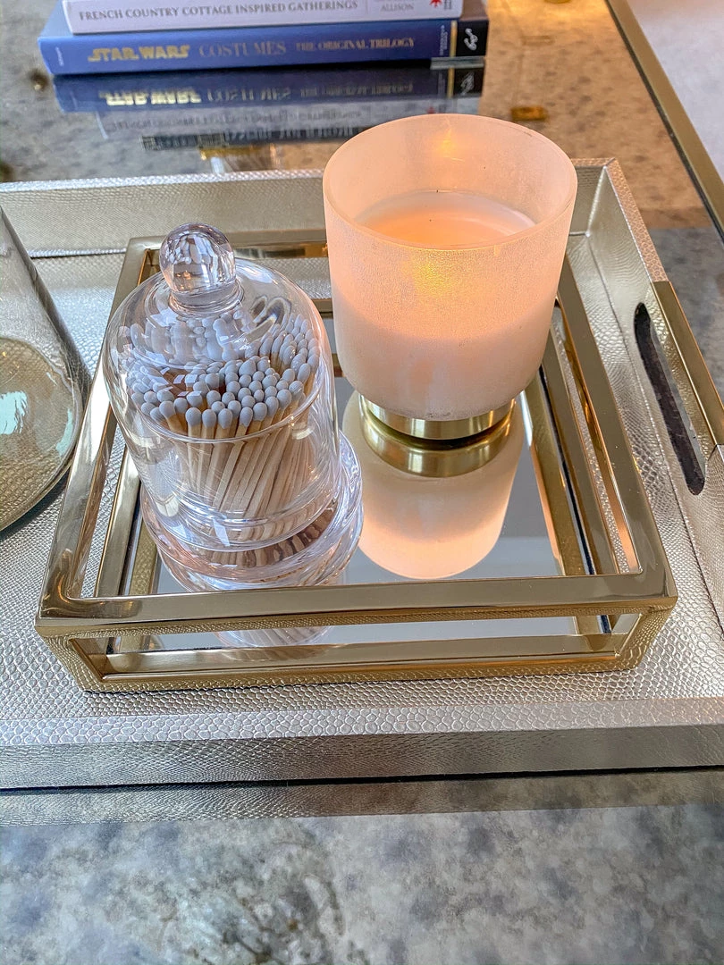 Inspire Me! Home Decor Glass Cloche With White Tip Matches