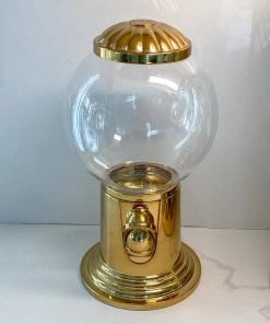 Inspire Me! Home Decor Gold Gumball Machine