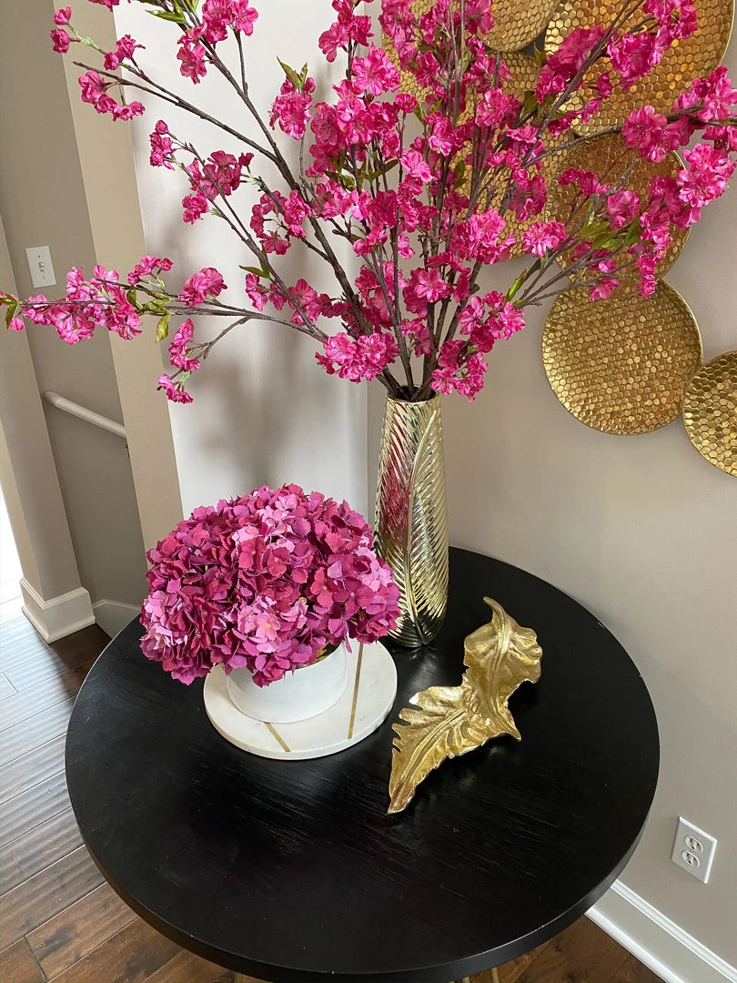 Inspire Me! Home Decor Double Metal Leaf Tray (2 Colors)