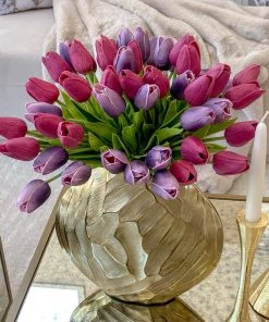 Inspire Me! Home Decor Real Touch Tulip Bouquet (8 Colors)