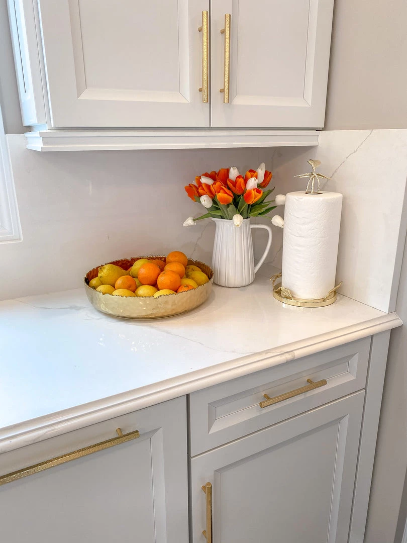 Inspire Me! Home Decor X-Large Textured Gold Shallow Bowl