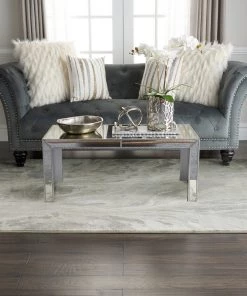 Nourison Elegance Area Rug- Grey/Charcoal/beige (5 Sizes) PILLOWS, RUGS, & THROWS